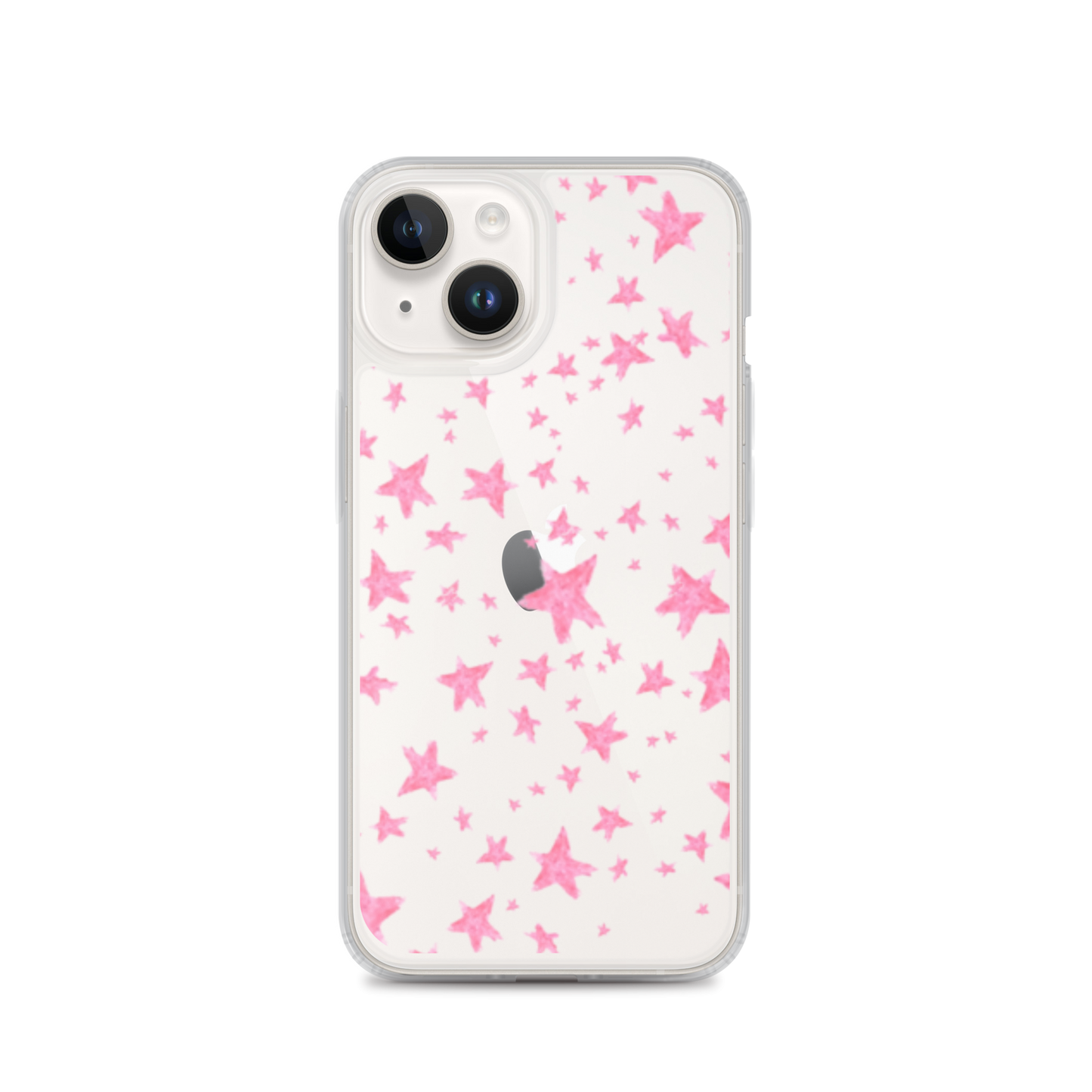 star case pink in clear