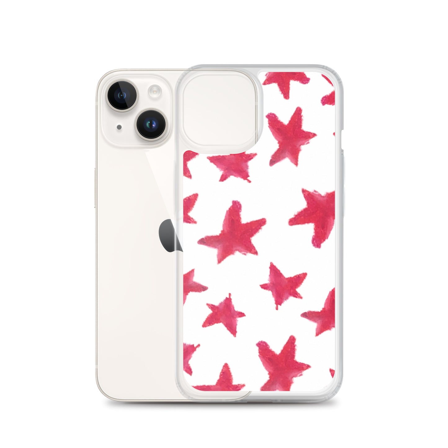 star case muted red