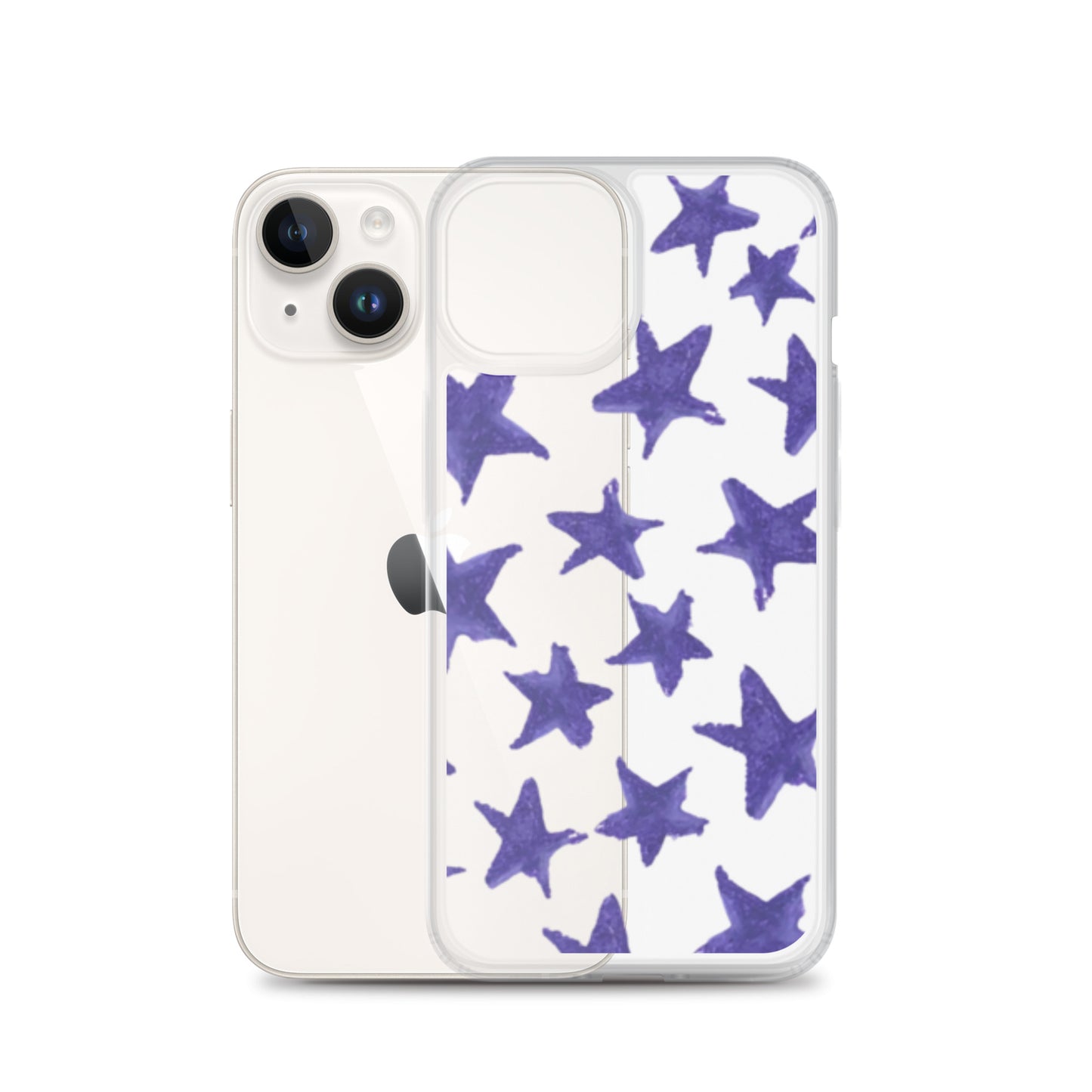 star case indigo in clear