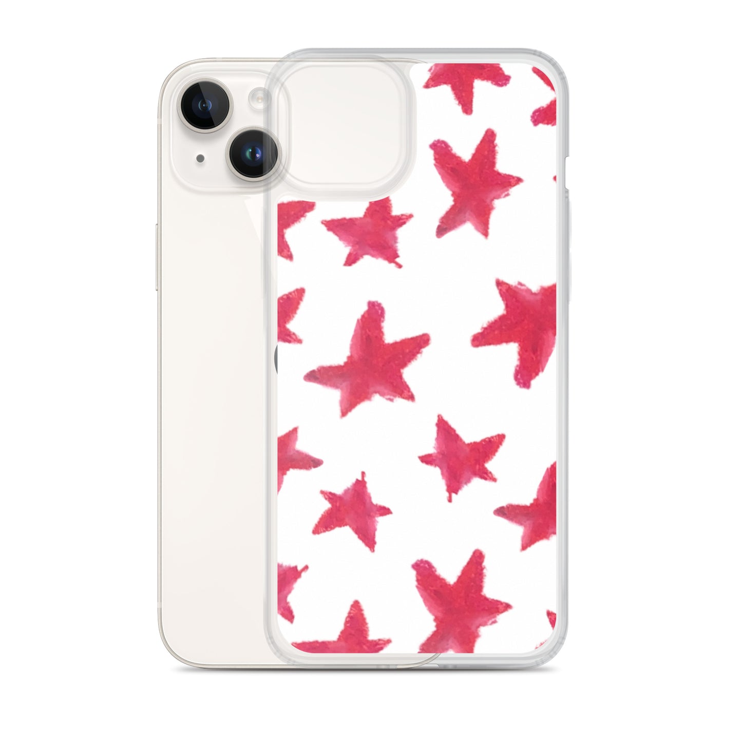 star case muted red