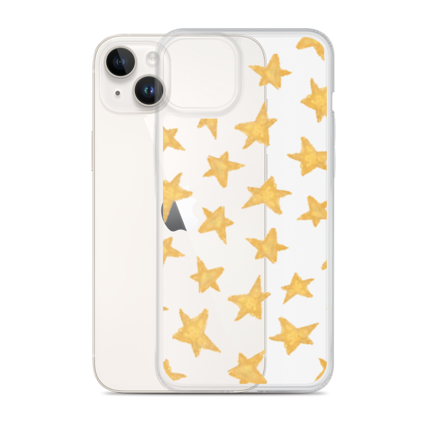 star case soft gold in clear