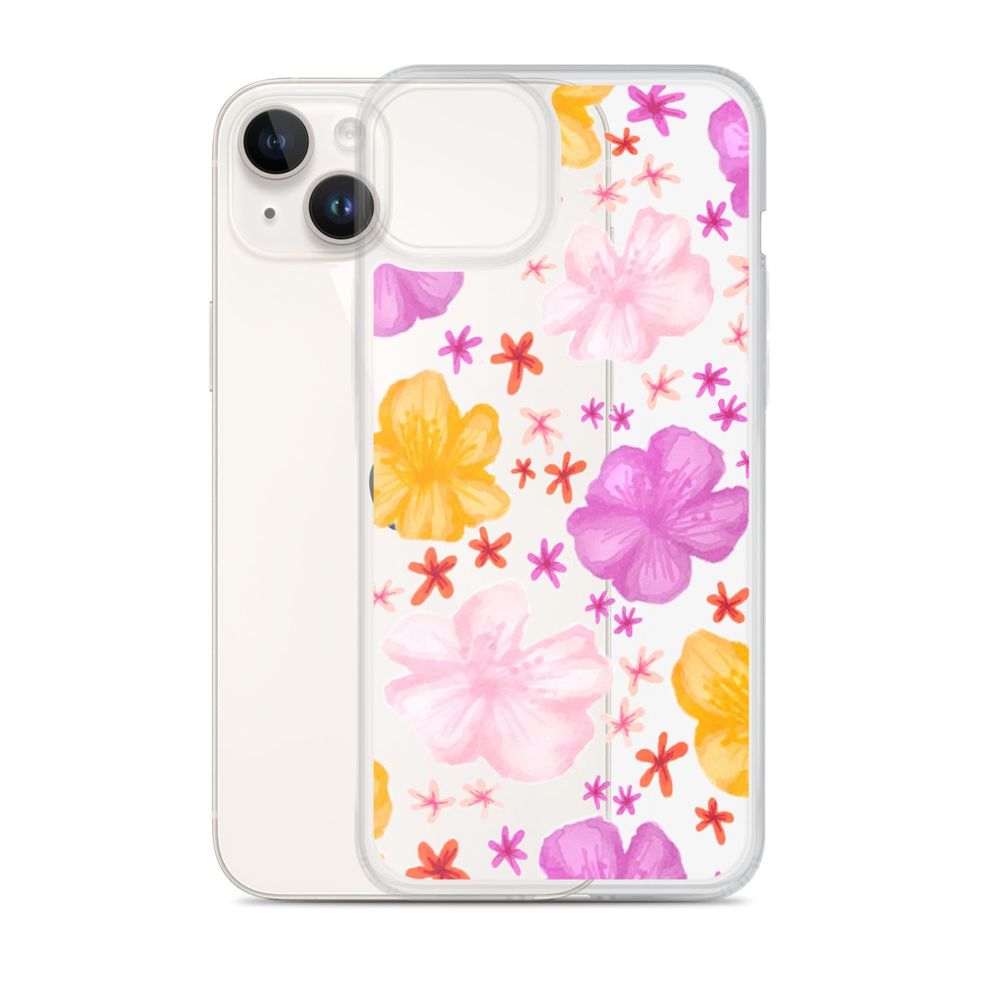 flower case in clear