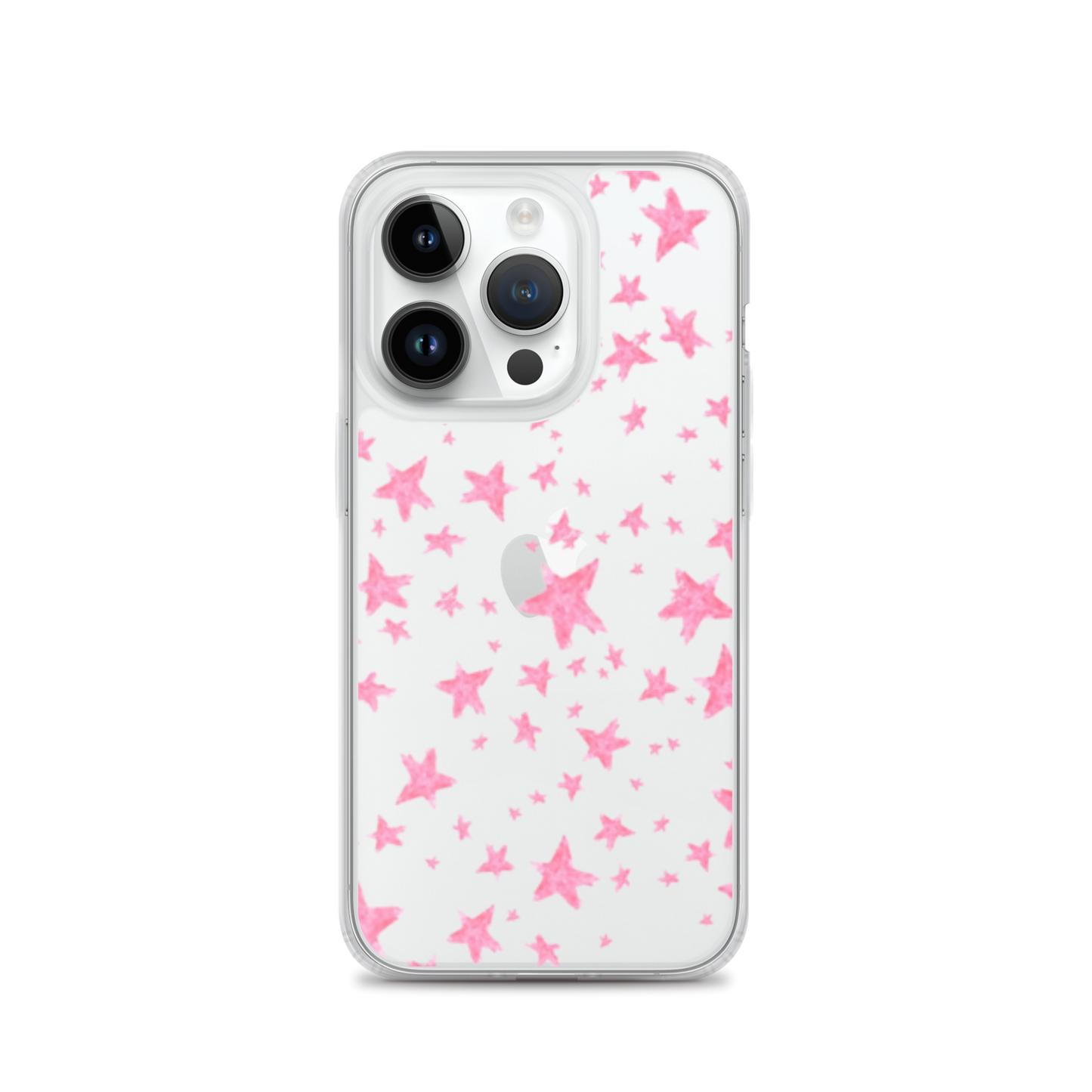 star case pink in clear