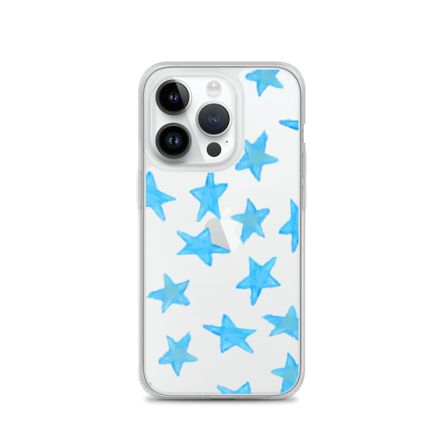 star case sky blue in clear