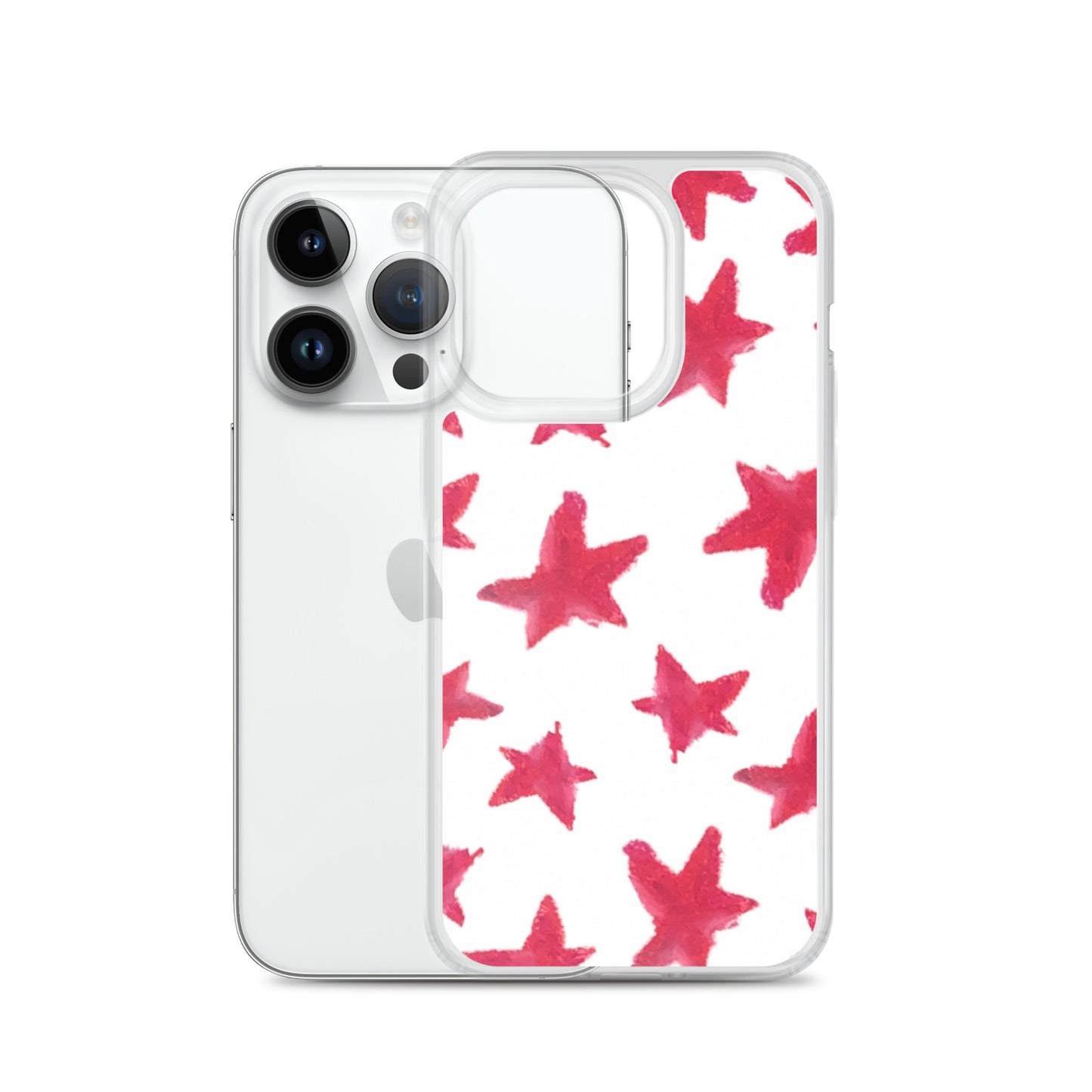 star case muted red