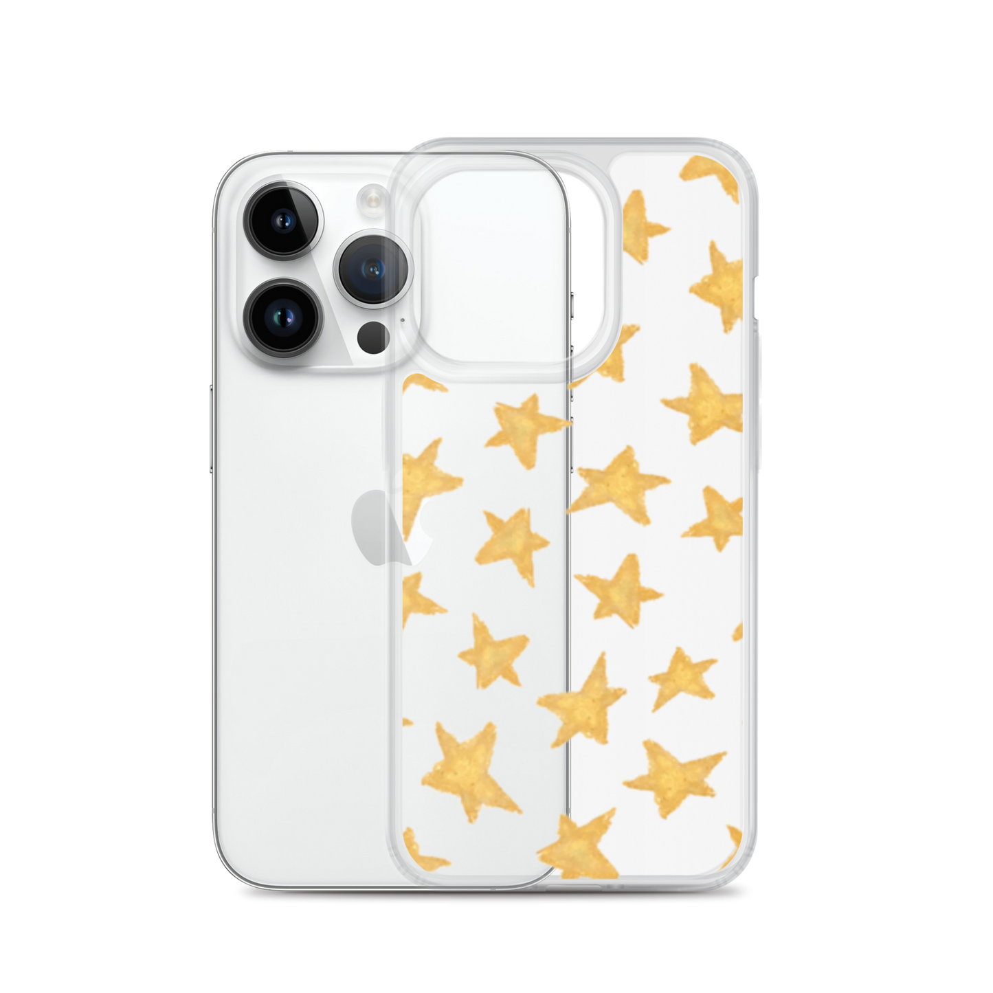 star case soft gold in clear