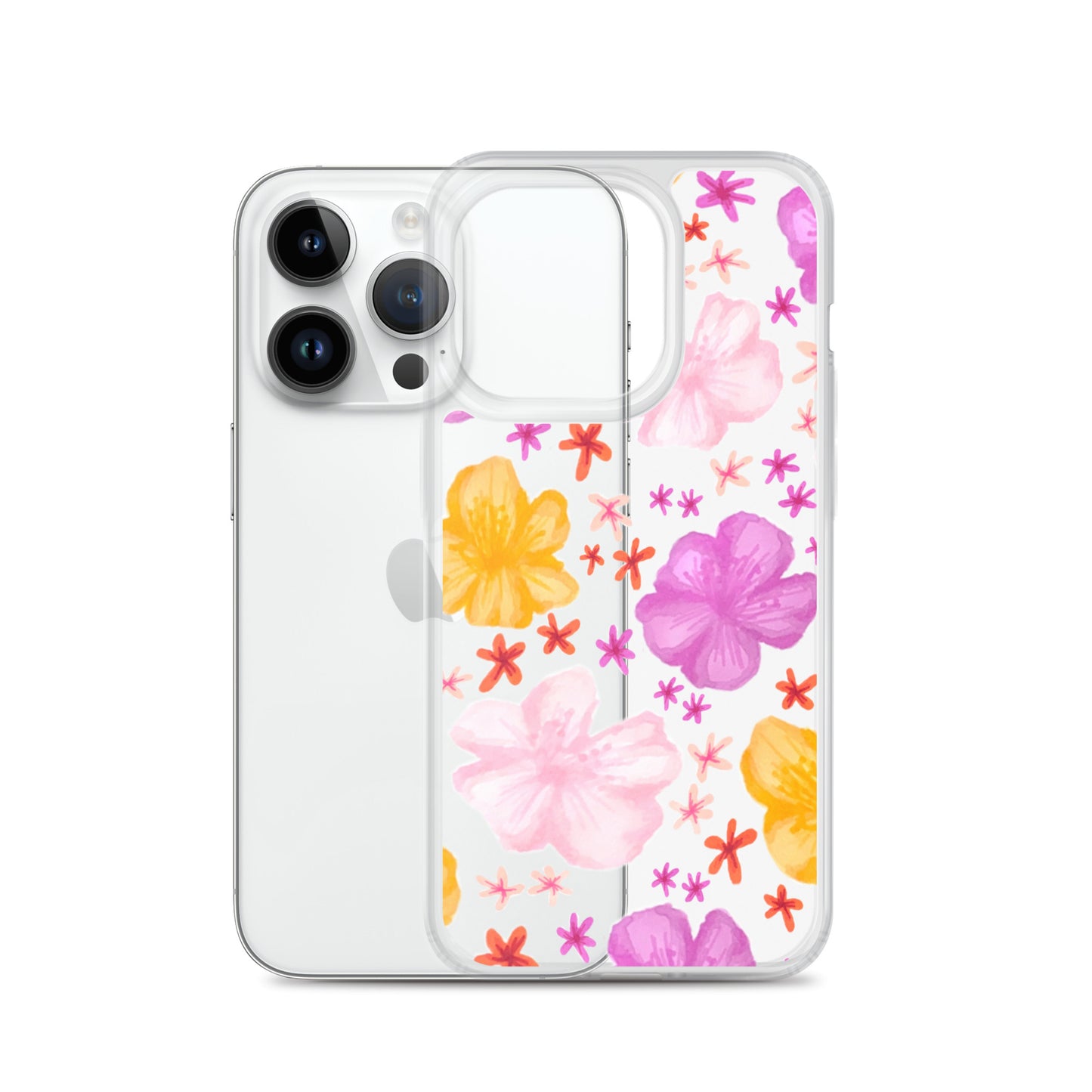 flower case in clear