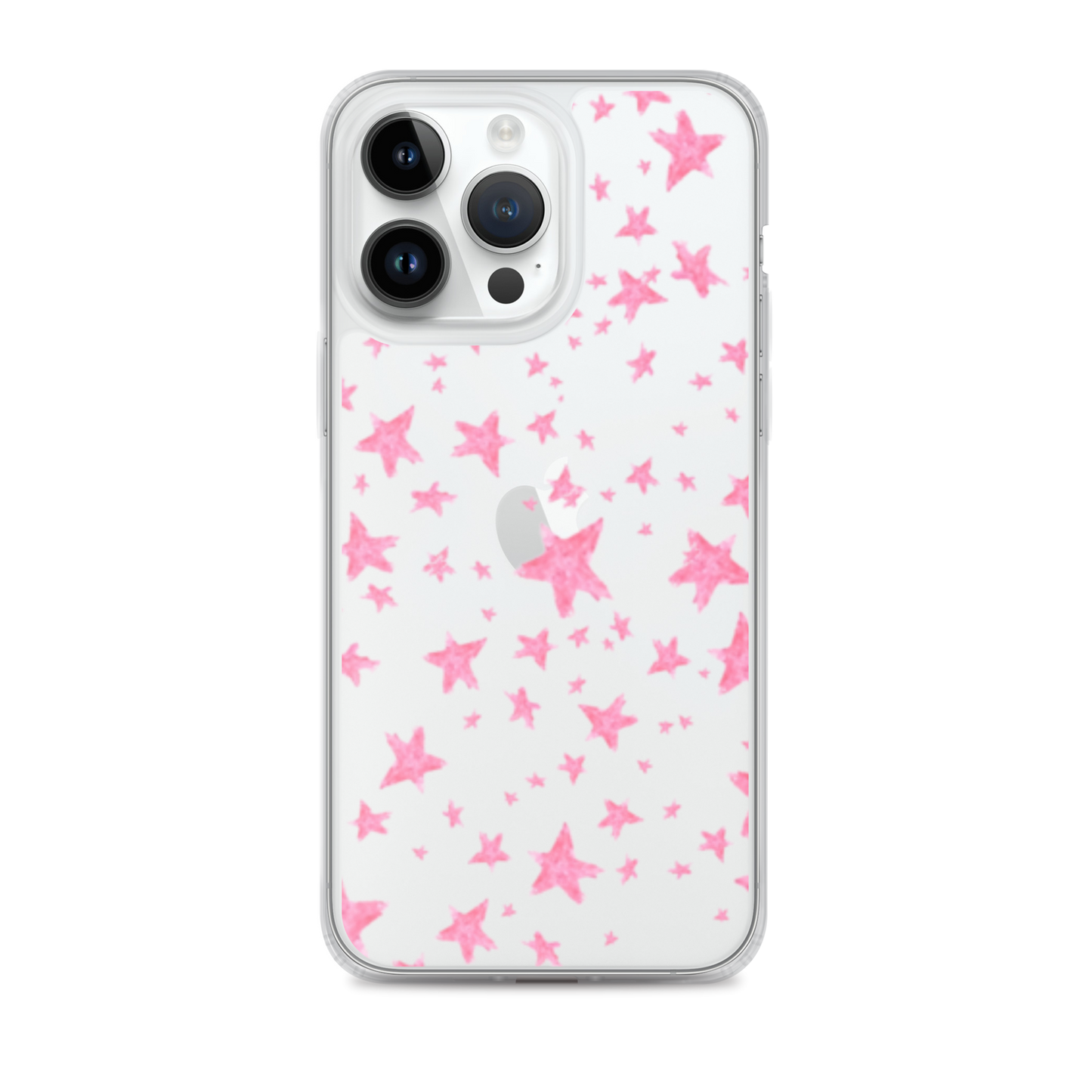 star case pink in clear