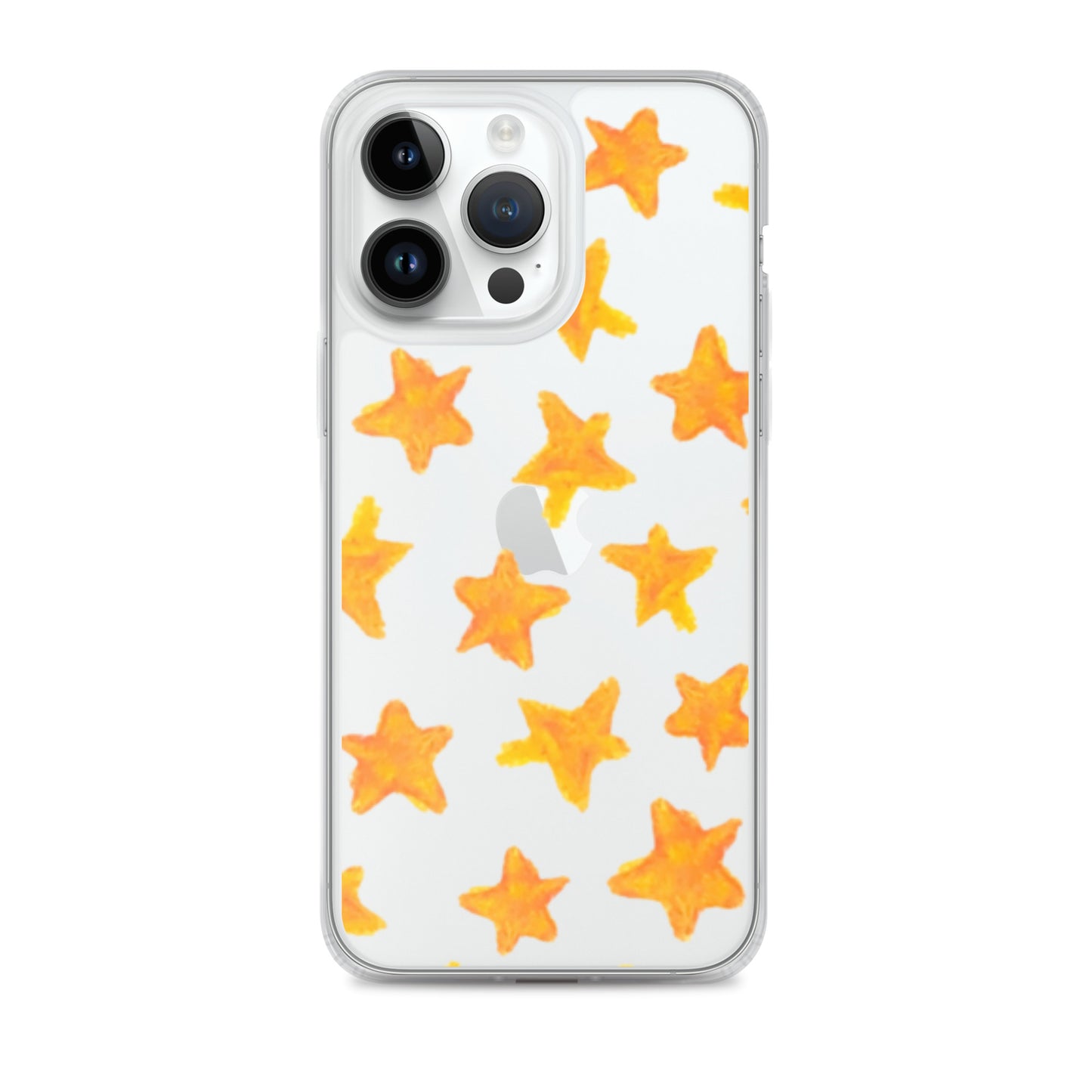 star case orange in clear