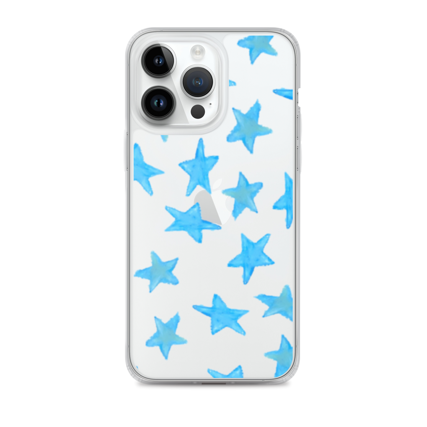 star case sky blue in clear