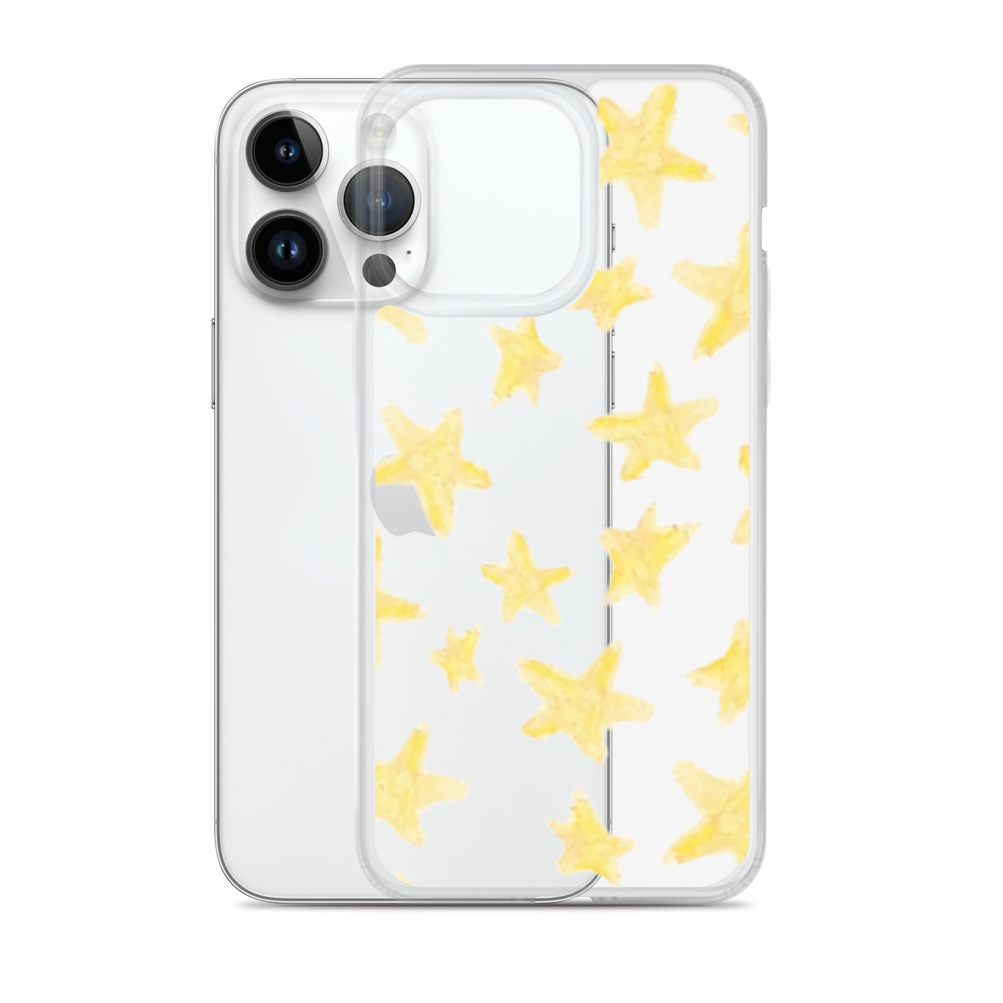 star case yellow in clear