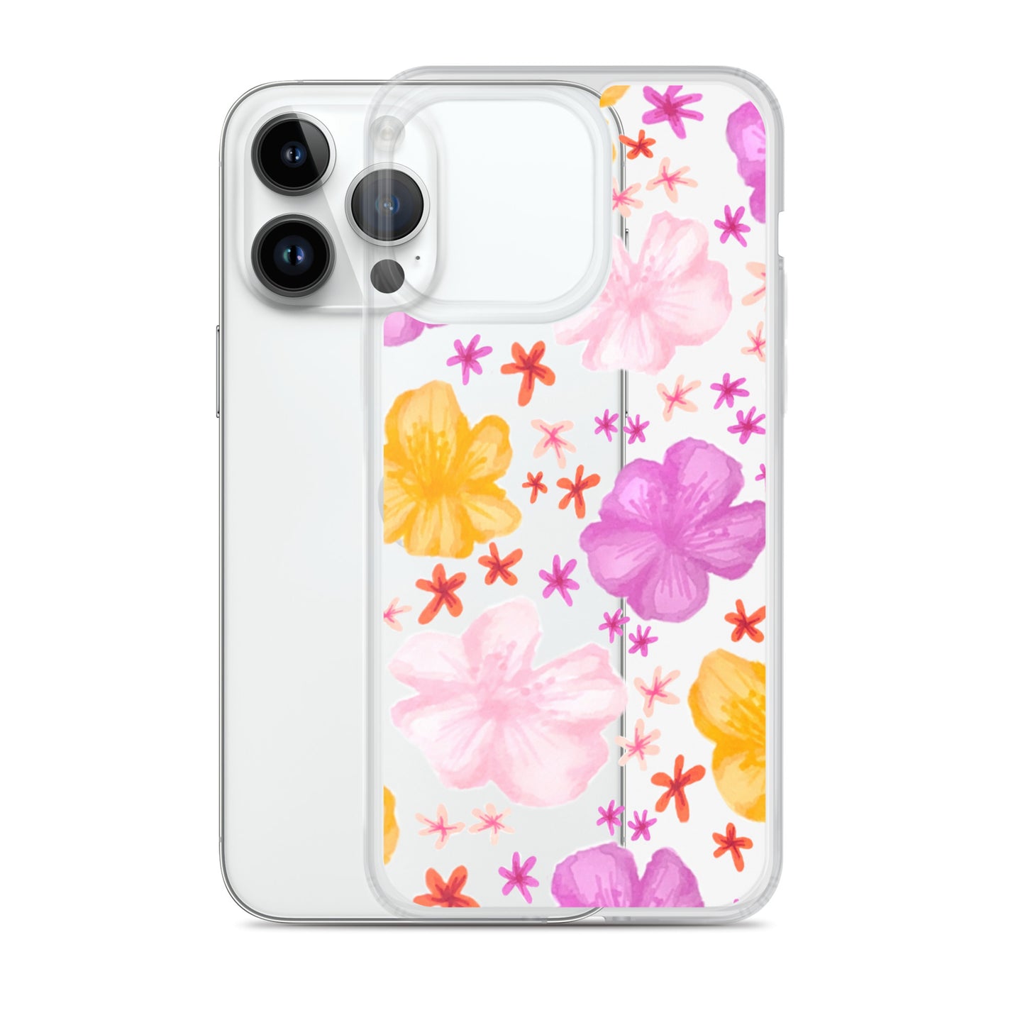 flower case in clear