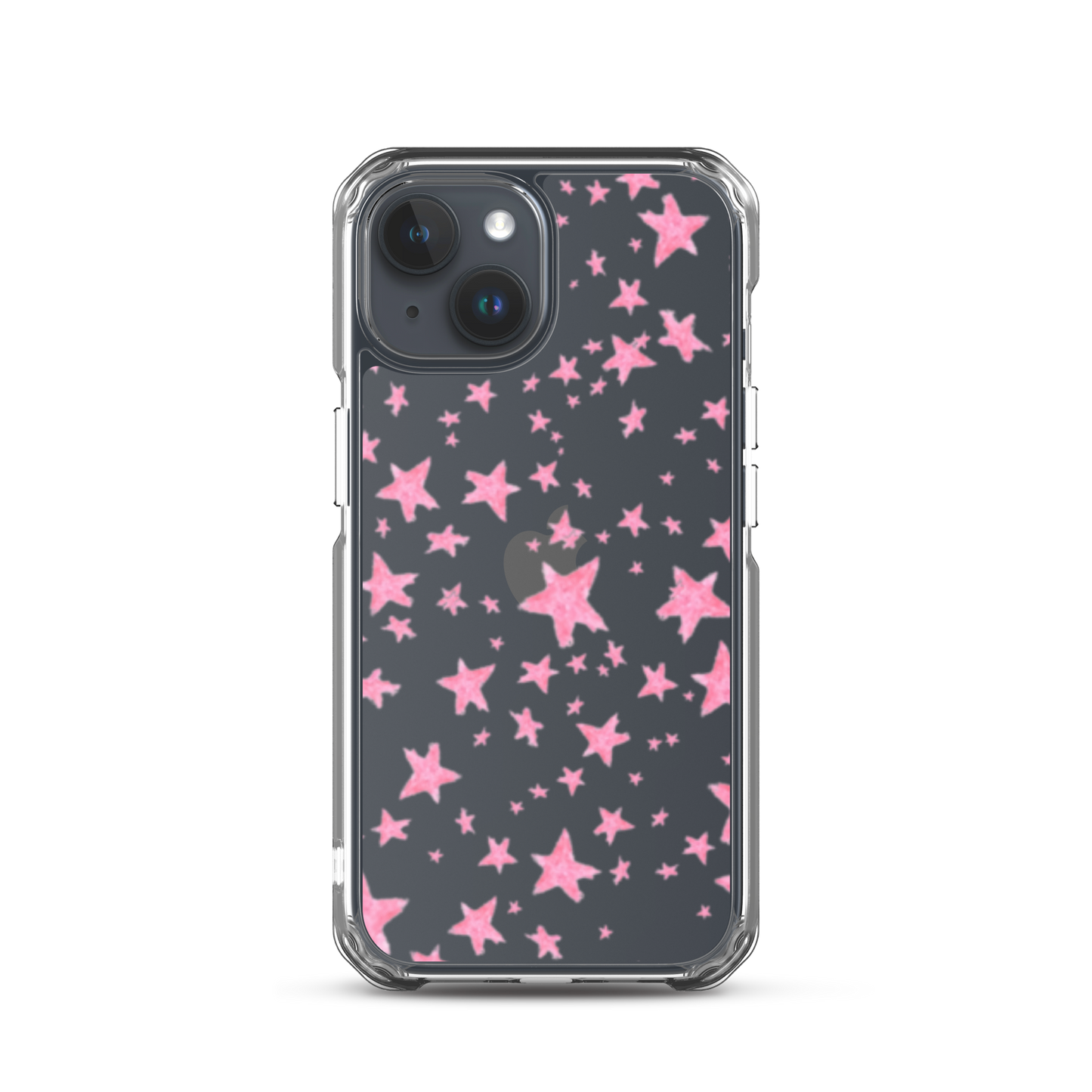 star case pink in clear