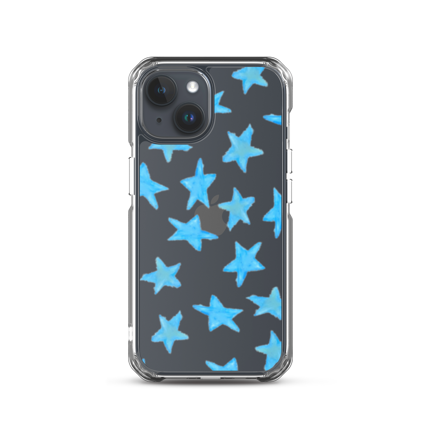 star case sky blue in clear