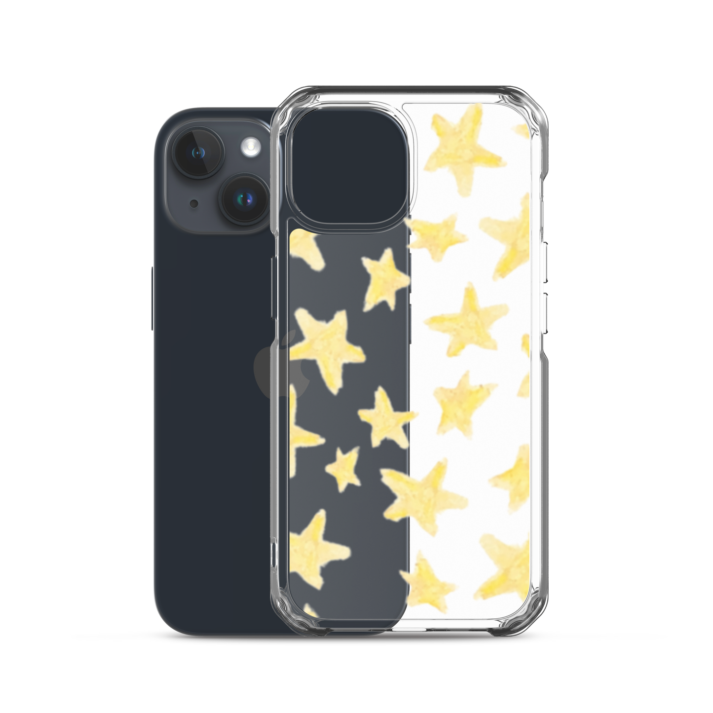 star case yellow in clear