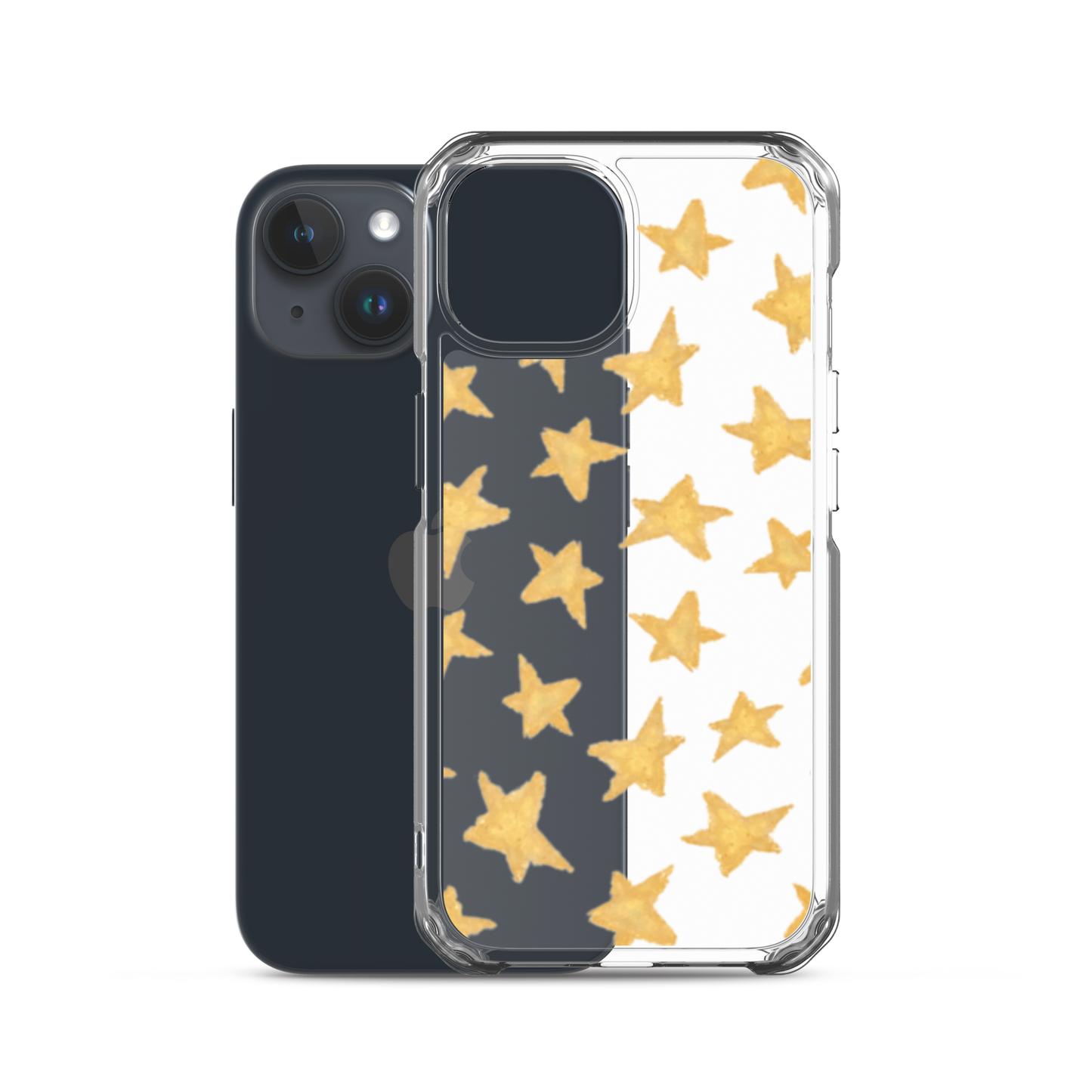 star case soft gold in clear