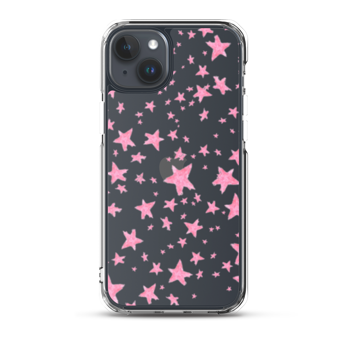 star case pink in clear