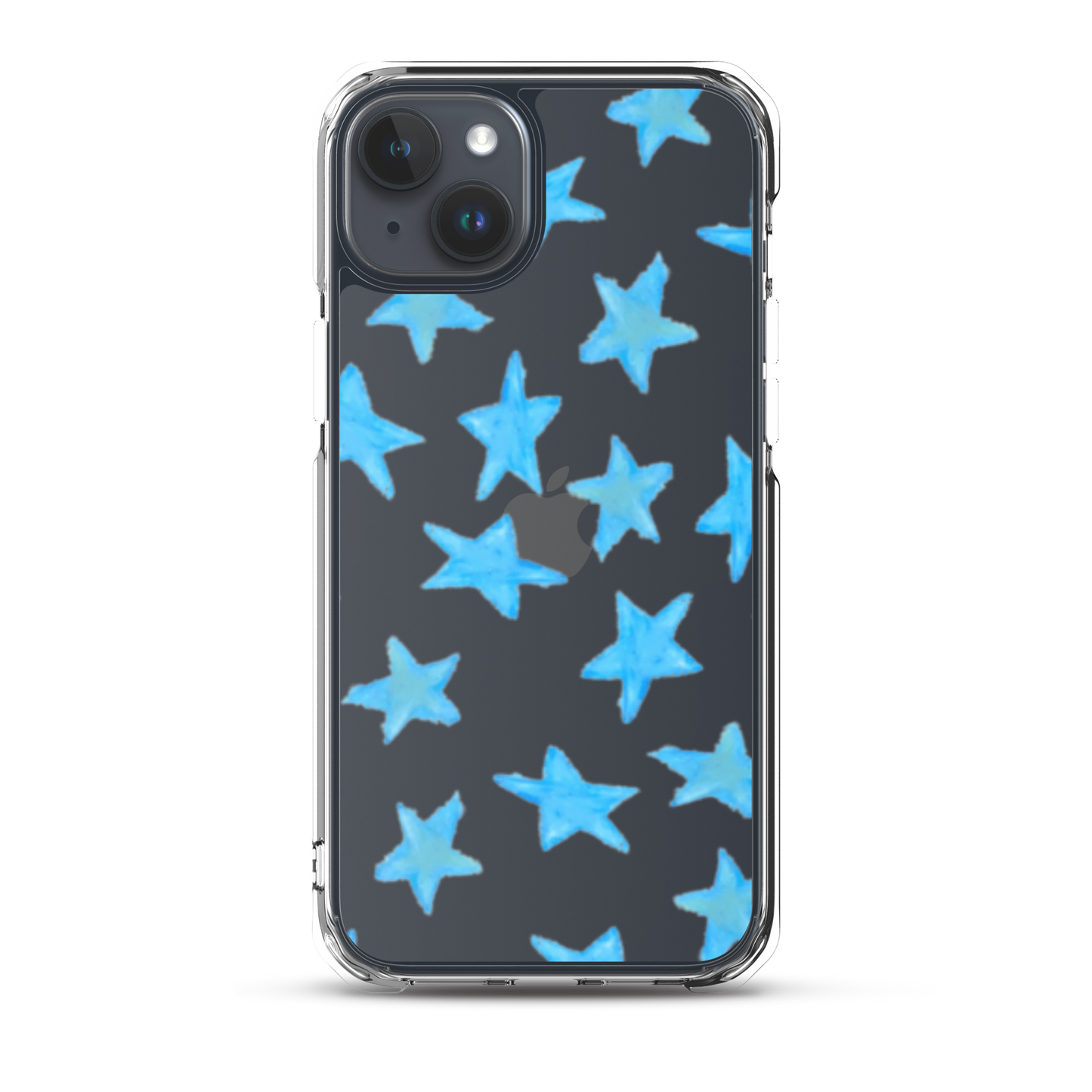 star case sky blue in clear