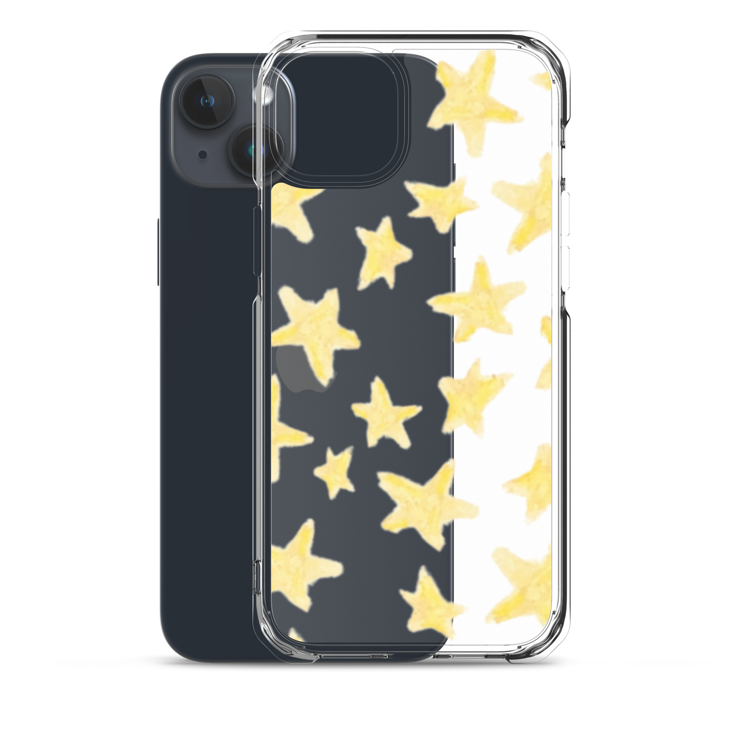 star case yellow in clear