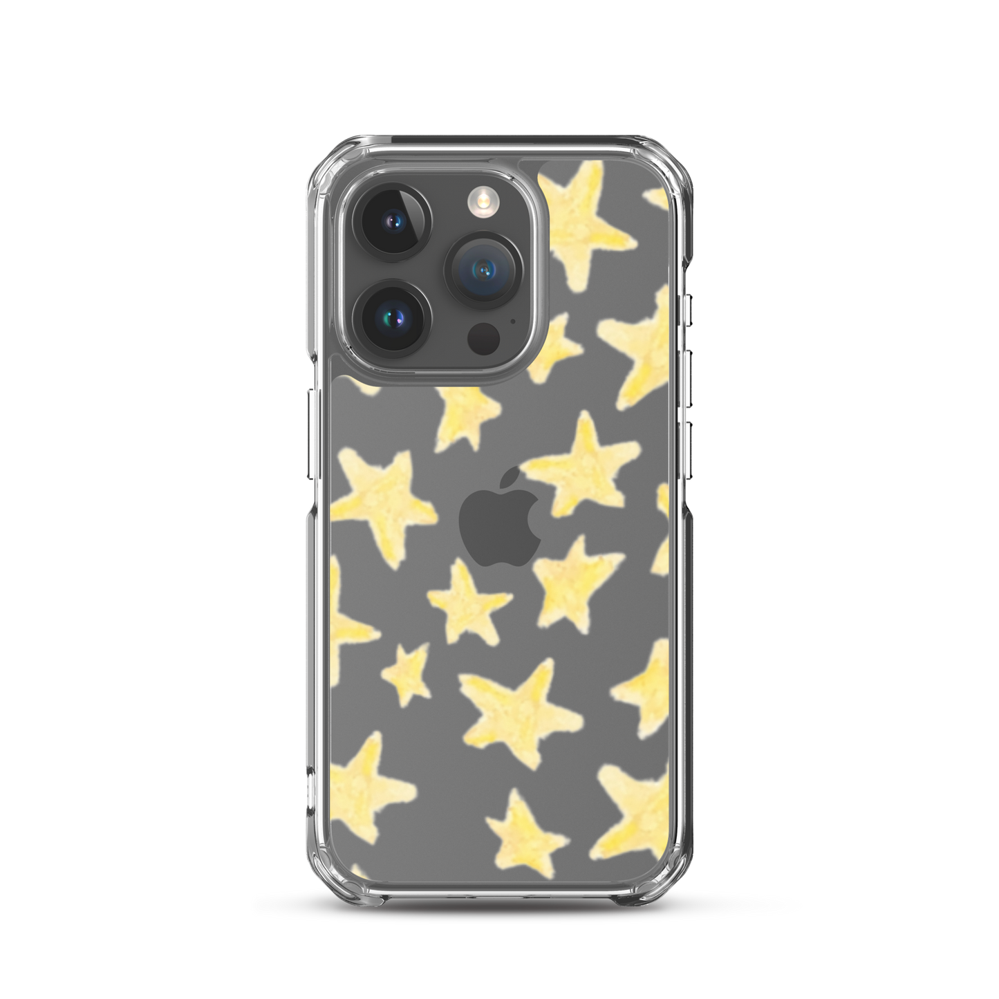 star case yellow in clear