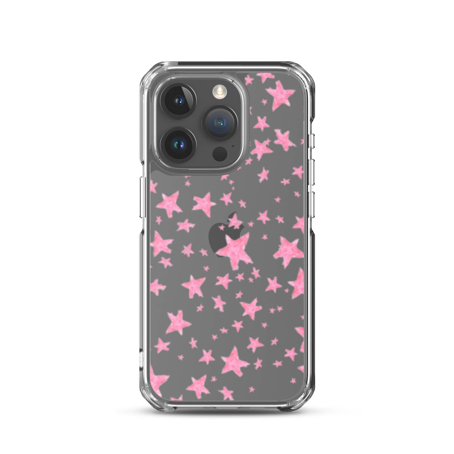 star case pink in clear