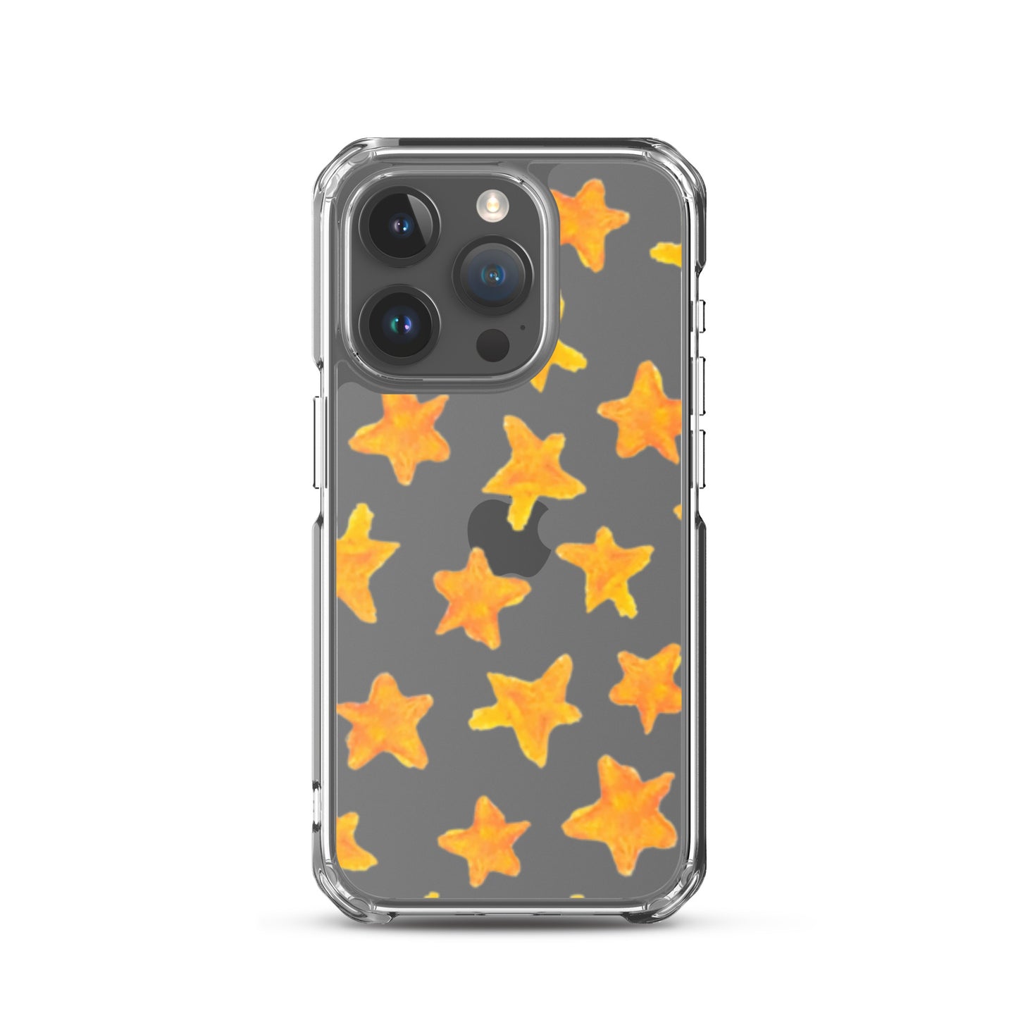 star case orange in clear