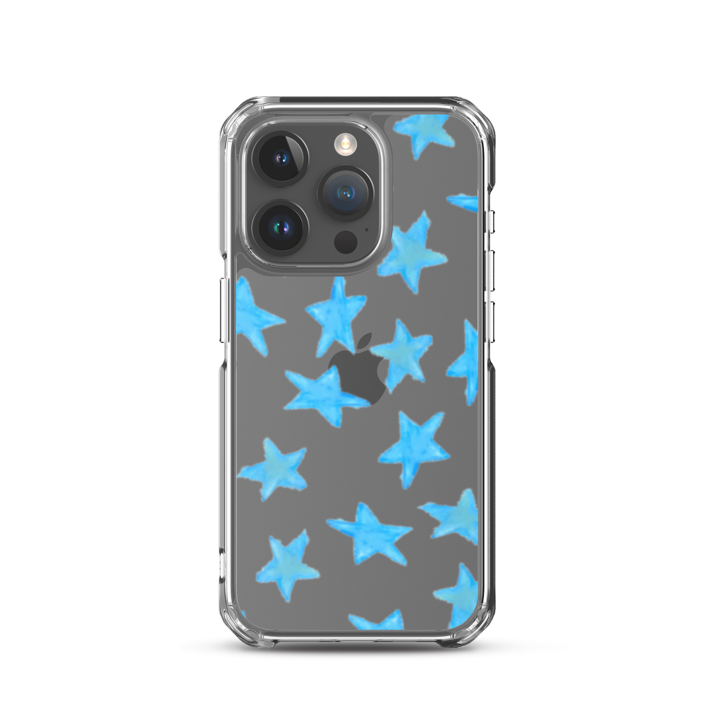 star case sky blue in clear