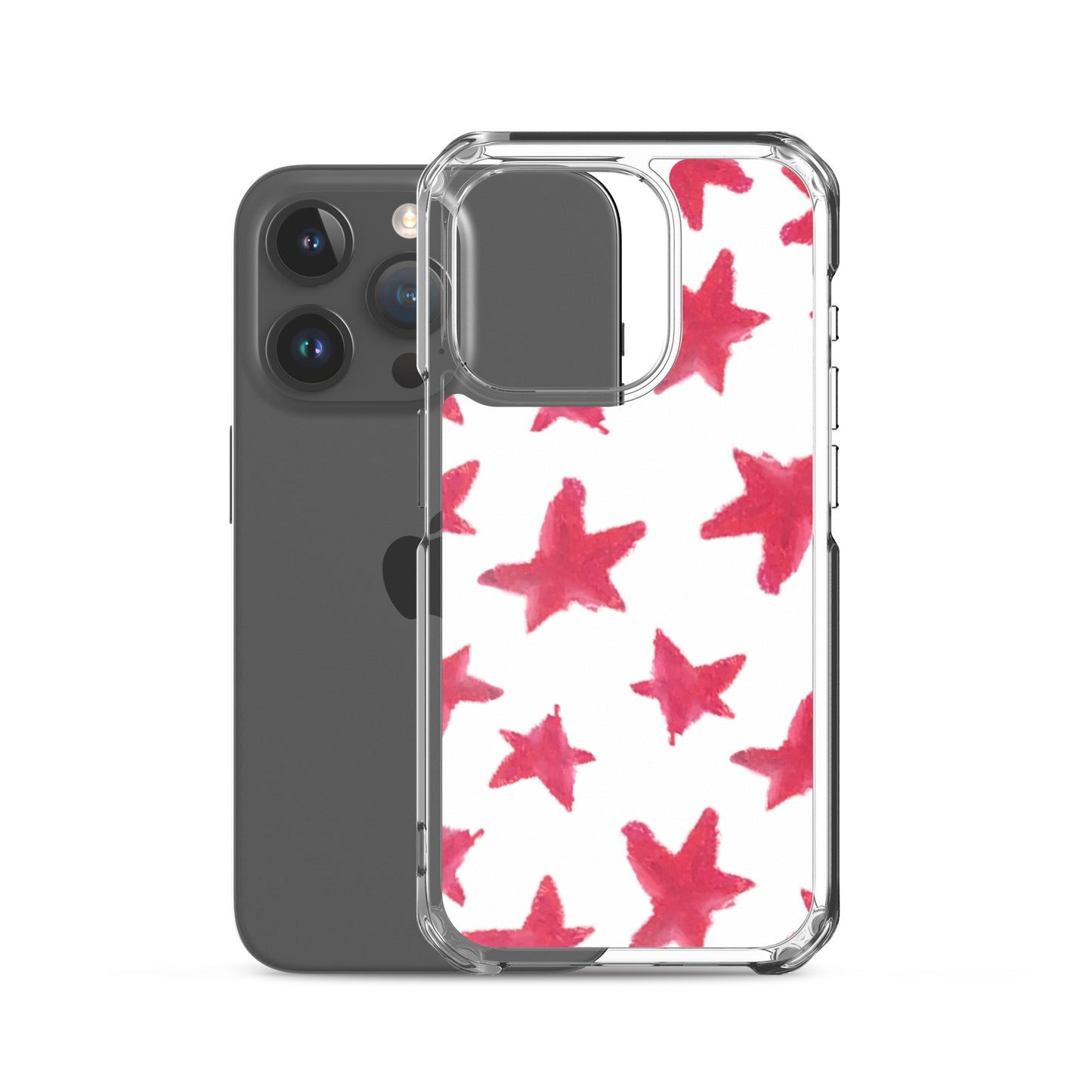 star case muted red