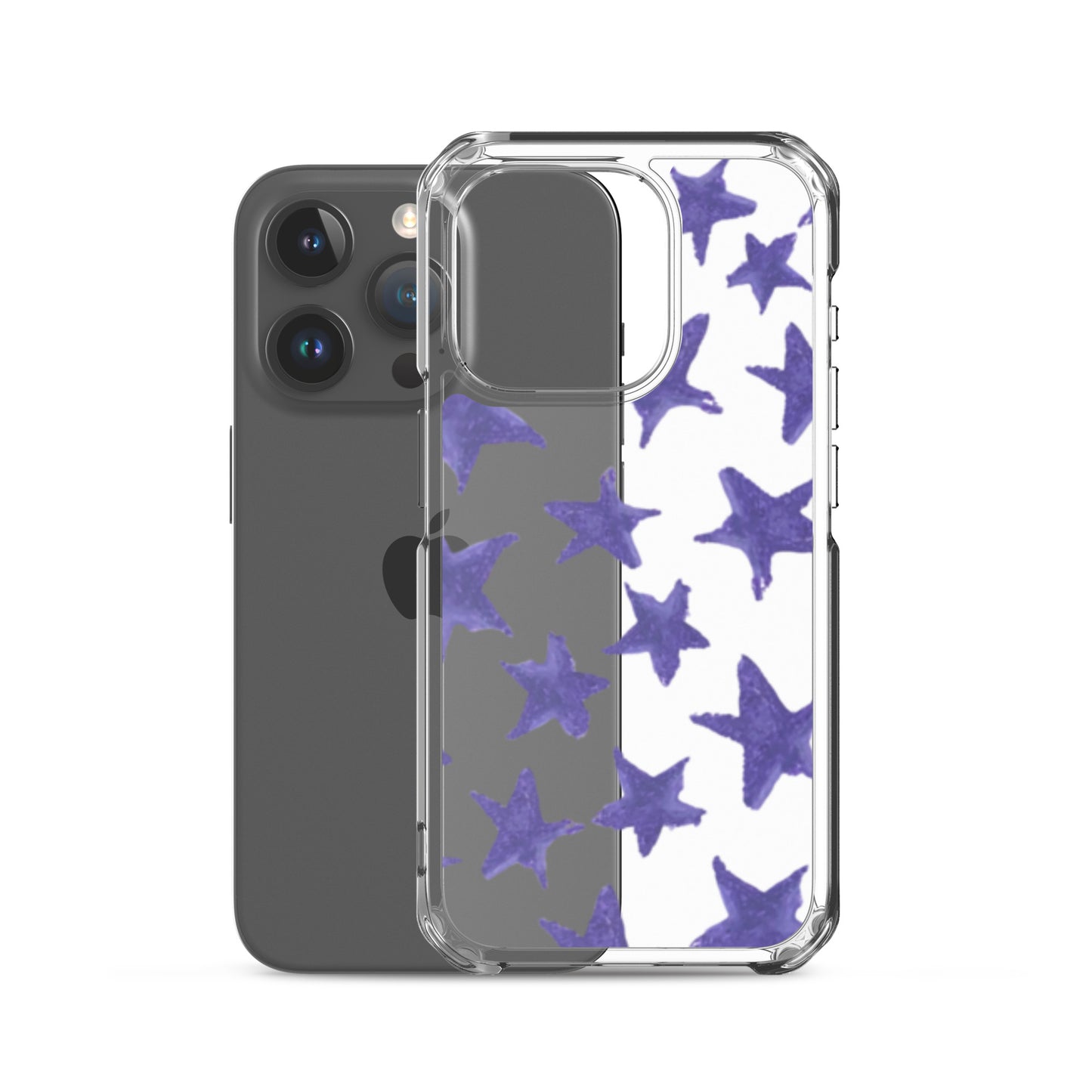 star case indigo in clear