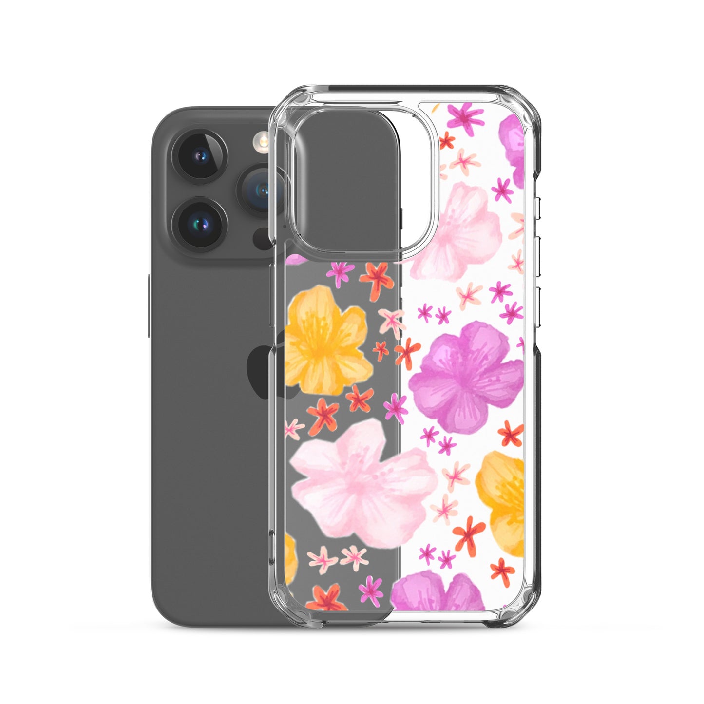 flower case in clear