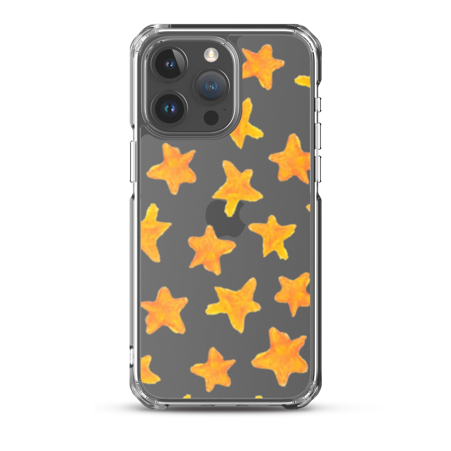 star case orange in clear