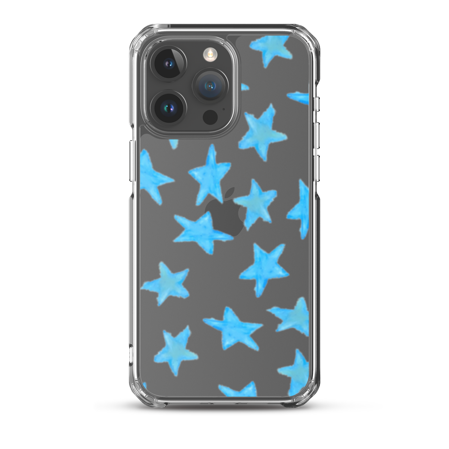 star case sky blue in clear