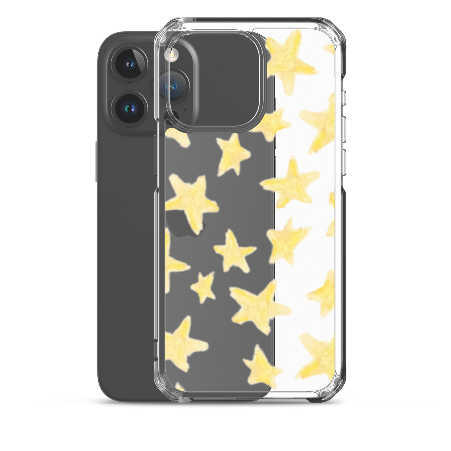 star case yellow in clear