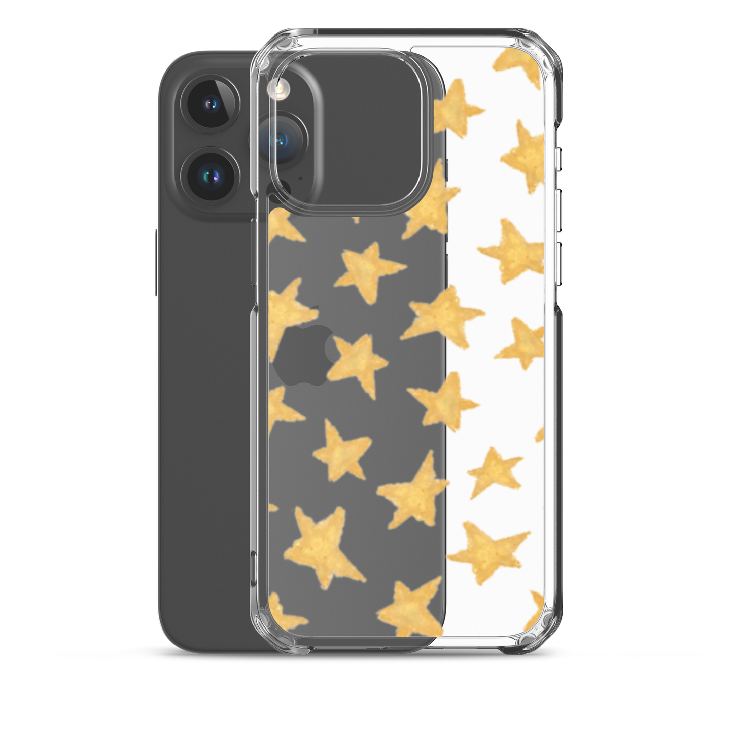 star case soft gold in clear