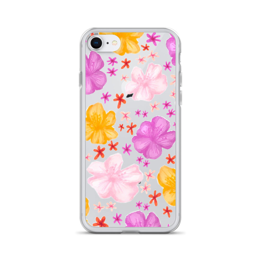 flower case in clear