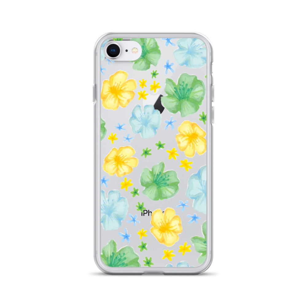 flower case in clear