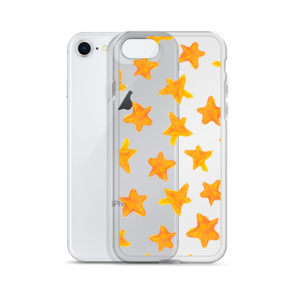 star case orange in clear