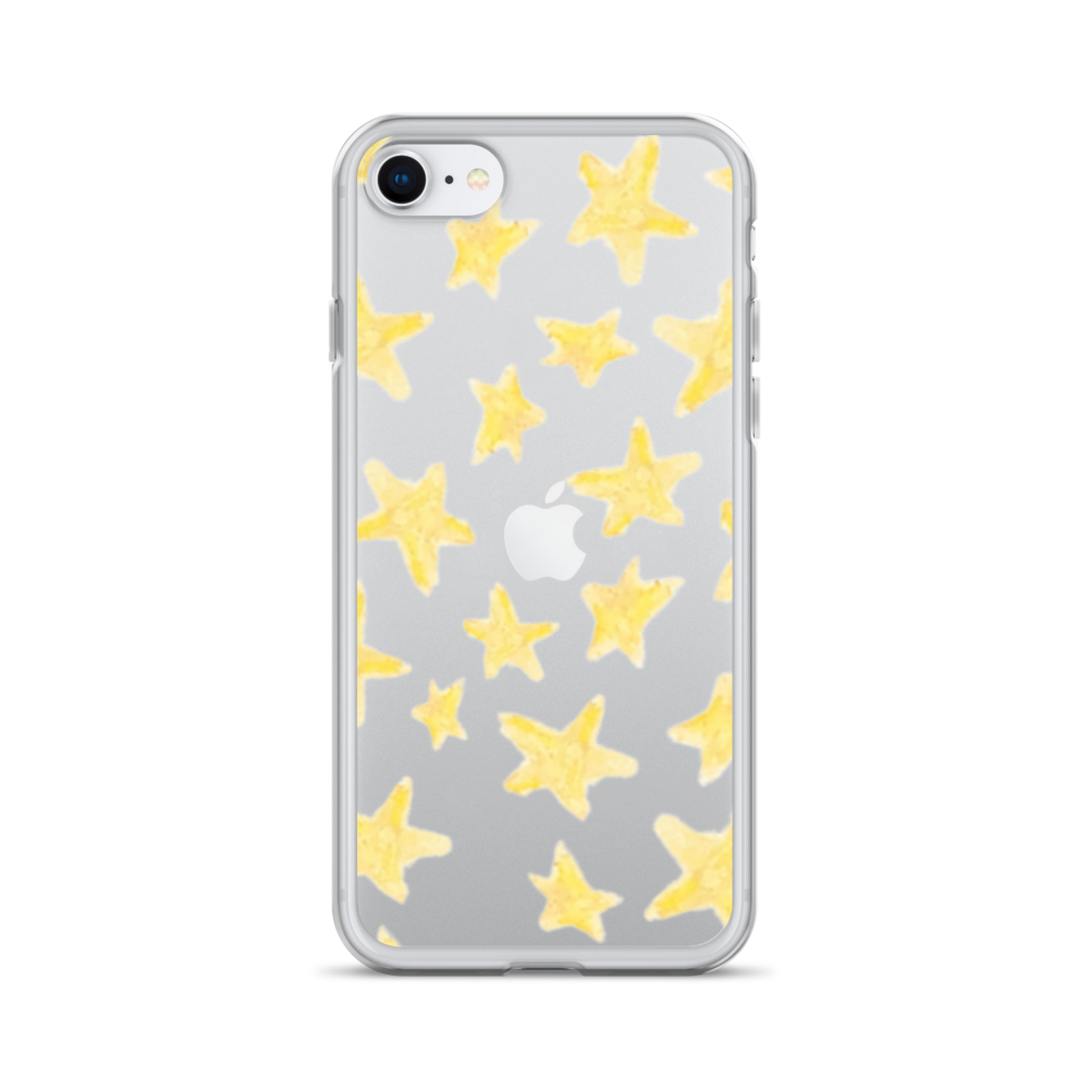 star case yellow in clear