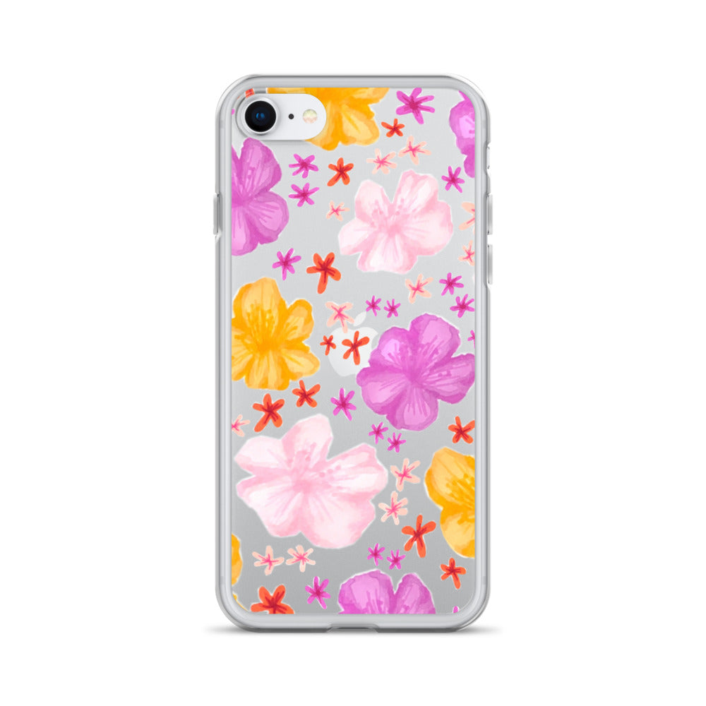 flower case in clear