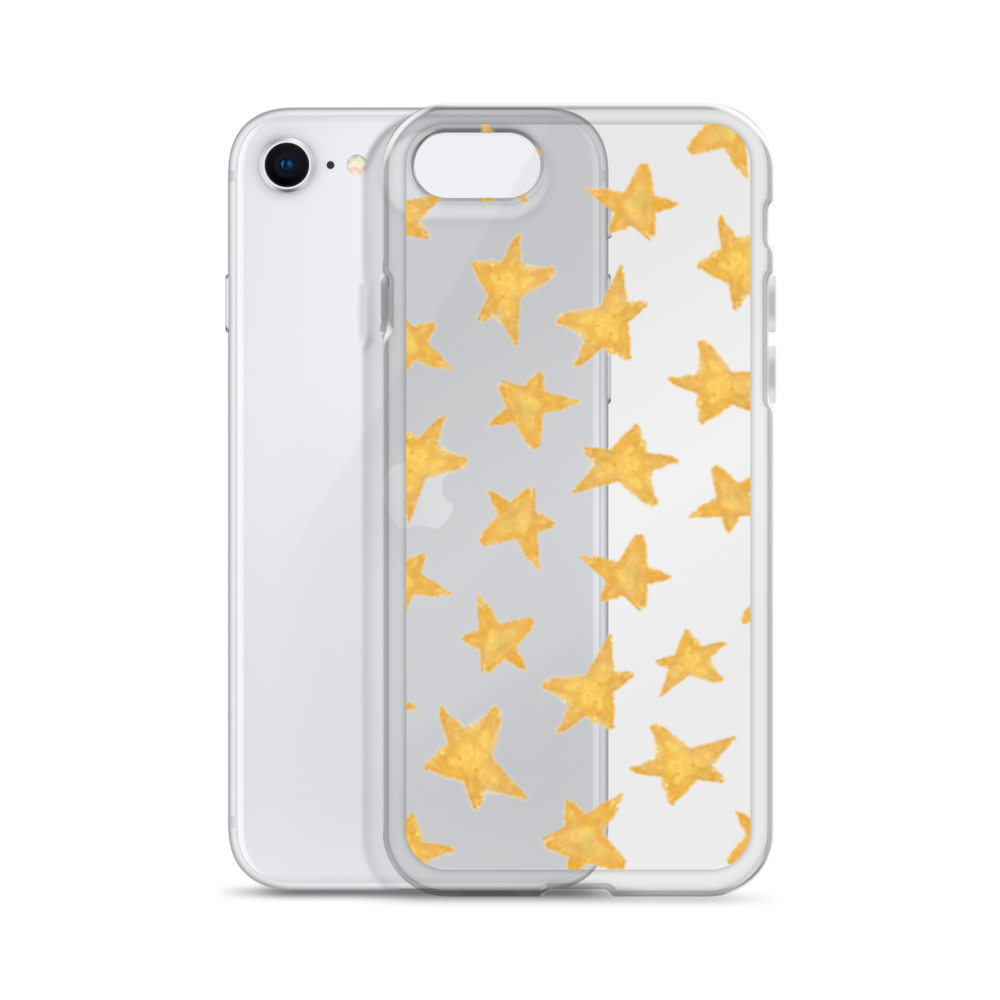 star case soft gold in clear