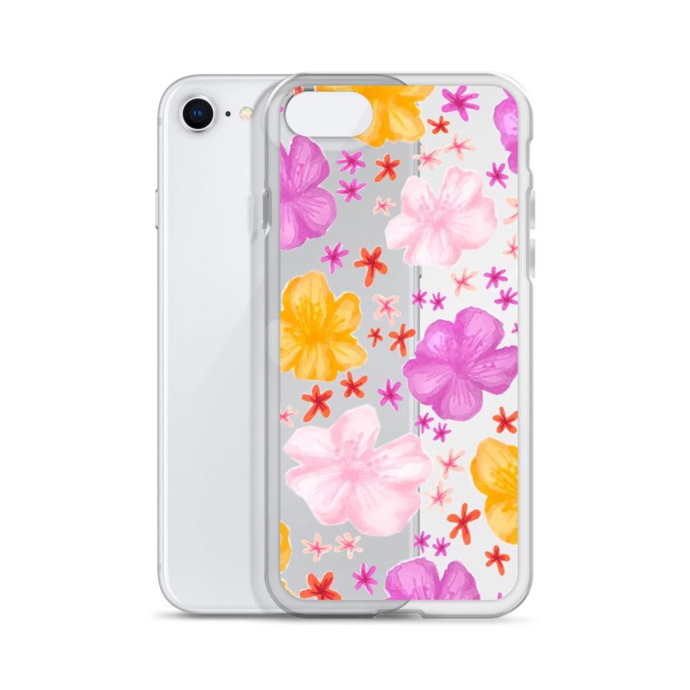 flower case in clear