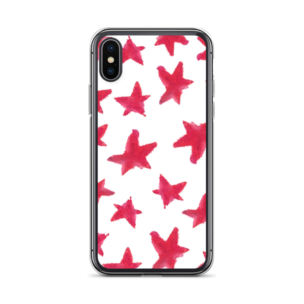 star case muted red