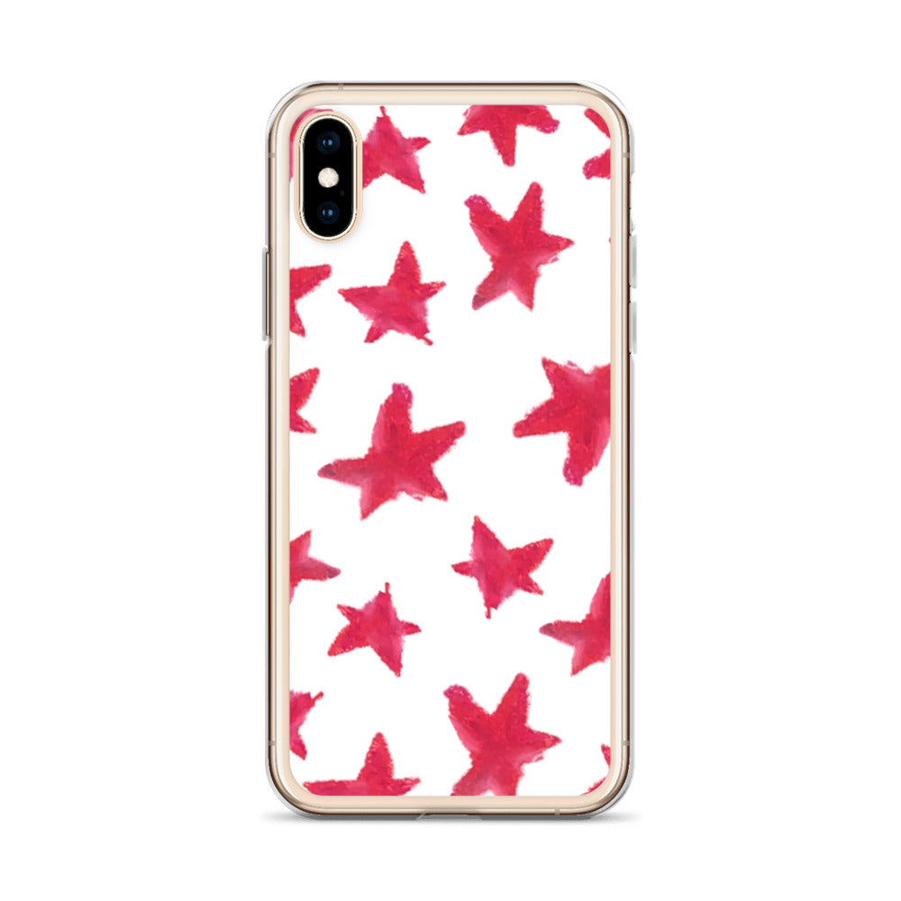 star case muted red