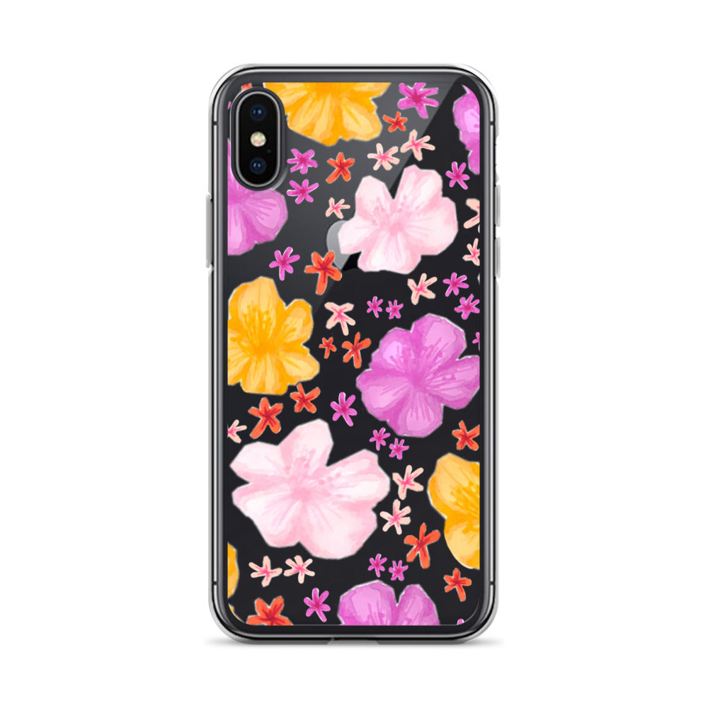 flower case in clear