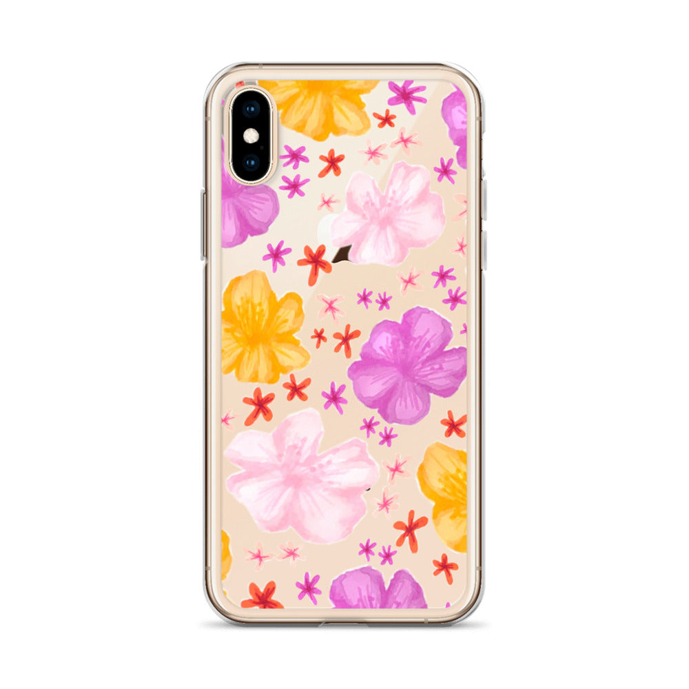 flower case in clear