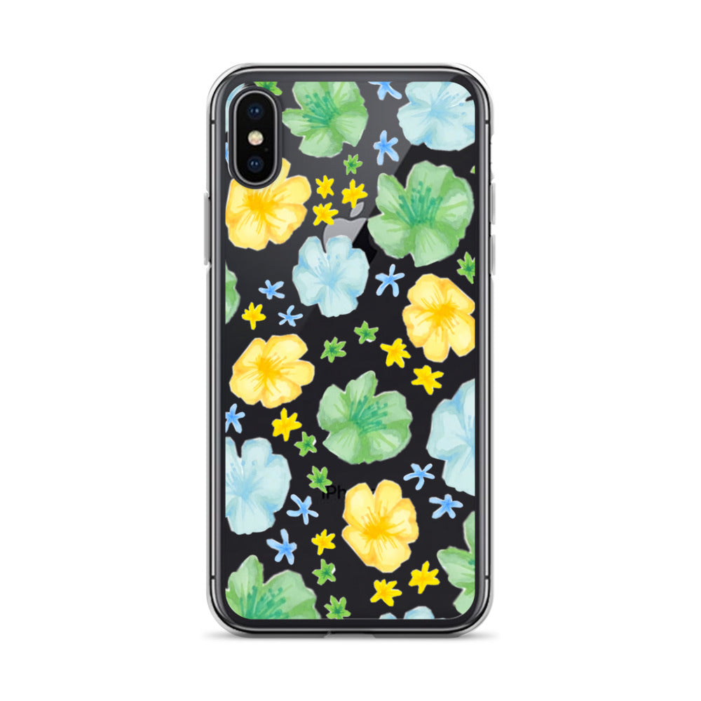 flower case in clear