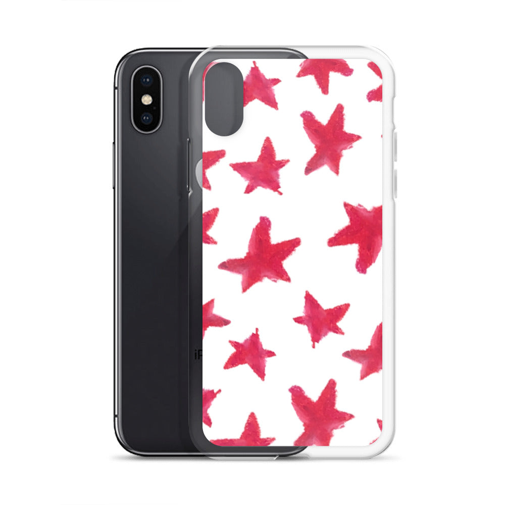 star case muted red