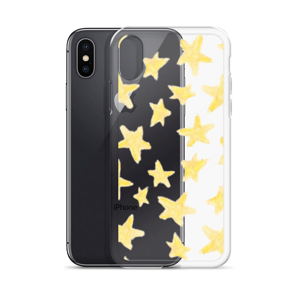 star case yellow in clear