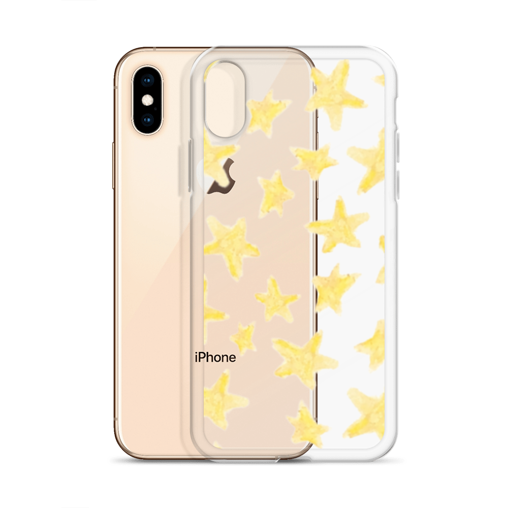 star case yellow in clear