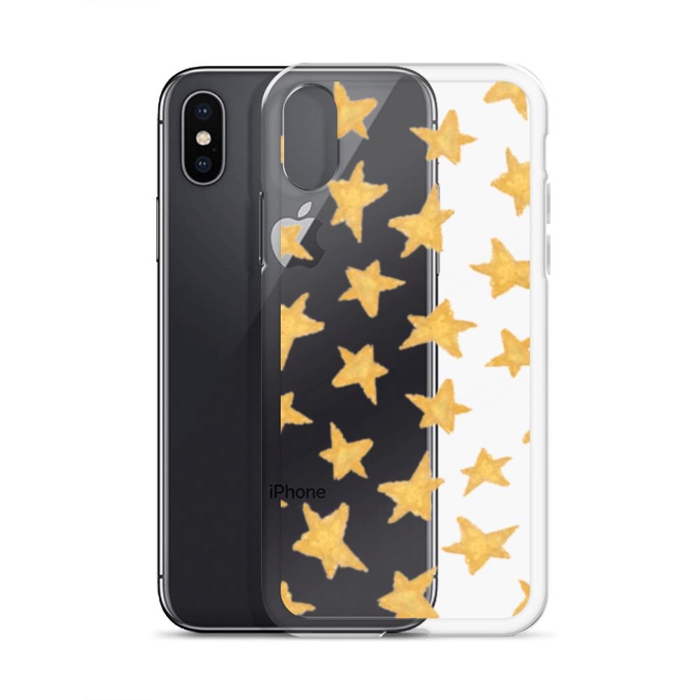 star case soft gold in clear